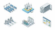 © Dono - Isometric Industrial Technology and Data Center Illustrations.