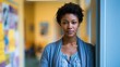 © gn8 - Teacher Burnout Young African American School