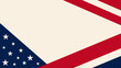 © Tempe Gembus - American flag design with bold stripes and stars. Clean, graphic style for modern projects. Ideal for patriotic themes or brand identity. Versatile layout with ample copy space