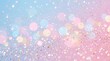 © Tayyab - Shimmering pastel sparkles floating on soft bokeh light background with magical glow