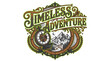 © 200bos - Vintage style Timeless Adventure typography emblem with mountain landscape and clock.