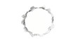 © ATIQULISLAM - Rugged circle torn paper hole on transparent background for creative design projects with textured edges and realistic fiber details providing unique framing element for photos and artwork