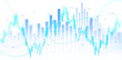 © Muhammad - Futuristic stock market candlestick chart with financial data analytics and trading dashboard