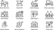© Siam Creatives - Set of for remote work and digital services business