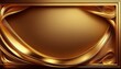 © Litzy - Edler Luxurioser Golden Glanzender Abstrakter Hintergrund Mit Rahmen