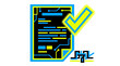 © MATS ID - Checkmark on Document with Yellow and Blue Lines