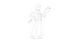 © Richard - Illustration of a person holding objects.