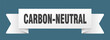 © BHM - carbon-neutral ribbon isolated on transparent background. carbon-neutral ribbon
