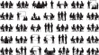 © gihan - People are standing and sitting in various office settings and interacting.