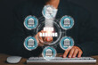 © Satori Studio - Visual representation of the open banking ecosystem highlighting digital connectivity and fintech integration.