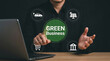 © CreativeFrame - Green Business Sustainability Strategy Digital ESG Innovation Management