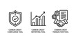 © MstMajesaBegum - Carbon credit icons for compliance reporting and transaction business tools with compliance reporting transaction business environmental sustainability strategy management corporate emission