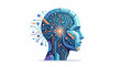 © Rani - A stylized illustration of a human head with circuit board and colorful neural connections