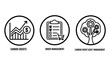 © MSTNAFIATABASSUM - Sustainability and environmental finance icon set featuring carbon credits offset management asset optimization sustainability management environment clipboard shopping friendly investment