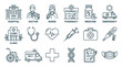 © Buku - Medical Icons Set: Hospital, Doctor, Nurse, Pharmacy, Ambulance, DNA, Medical Symbols