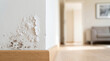 © ViskBx - Mold and peeling paint on an interior wall caused by dampness and water damage in a residential home