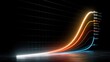 © Oulaphone - A detailed startup valuation chart illustrating exponential growth trends in funding rounds and market value over time, ideal for business and financial presentations.
