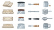 © Super Pencit - Baking tools and kitchen utensils.