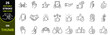 © Amirul - Thumbs Up Vector Editable Line Art Icon Set. Hand Gesture Outline Symbol