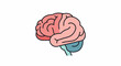 © Heri - A simple digital illustration of a pink brain