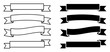 © Bulbuli Icon Studio - ribbon banner icon outline filled set