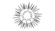 © AYAT002 - Comic style radial impact burst effect, explosive manga speed lines, dynamic anime action background element, black radial explosion burst, isolated transparent background