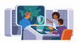 © Nanda - A team collaborates on computer security