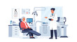 © Zainal - Doctor Consults With Patient In Dental Examination Room.
