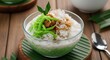 © Mustakim - Delicious Thai dessert in a bowl.