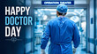 © Vinodkumar - Happy Doctor Day tribute featuring a dedicated surgeon entering the operation theater, symbolizing medical expertise, commitment, lifesaving care, surgical excellence, and healthcare service.