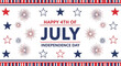 © Waqas - Independence Day banner displays festive stars and firework illustrations on a clean white background.