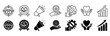 © Roronoa15 - Customer relationship icon set. Relationship and marketing symbol. Vector illustration.