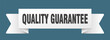 © BHM - quality guarantee ribbon isolated on transparent background. quality guarantee ribbon