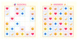 © Ren - Colorful kids' sudoku puzzle with shapes and answers for fun