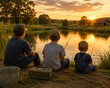 © Kabrie - boys fishing