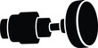 © Nasima - Silhouette vector of a mechanical piston component for engineering design