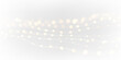 © Татьяна Куриленко - Warm White Fairy Lights with Elegant Festive Glow PNG