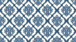 © MdArif - Luxury blue and white damask seamless pattern background vector illustration with ornate classic royal fleur de lis elements for textile and wrapping paper design