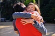 © Cristina Garcia - Mature couple hugging in park showing love and affection