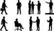 © Liakat - Business People Silhouette Collection Set for Corporate Meeting and Professional Communication