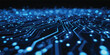 © Midul - Blue Circuit Board Technology Background with Glowing Digital Connections