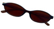 © fo2ne - Stylish Vintage Oval Sunglasses for E-Commerce Product Catalog and Fashion Mockups, Isolated Transparent PNG
