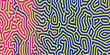 © Mau - Turing Abstract Pattern, suitable for any business. pink blue gradient color diffusion reaction seamless pattern. An abstract Reaction-diffusion Turing pattern formation, coral reef, natural texture