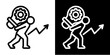 © IconicStitch - Heavy Load  Icon Set White Glyph Style Collection