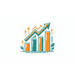 © FARUK HOSSAIN - Groth Business Growth Chart Icons Vactor