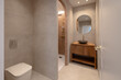 © Nibuya Qubik/Stocksy - Bathroom With Shower And Vanity