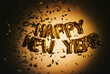 © Artem Podrez/Stocksy - Happy New Year balloons with confetti film photo