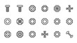 © UMI - Collection of various fastener types.