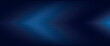 © Subi - Abstract blue arrow glowing with lighting and line grid on blue background technology hi-tech concept