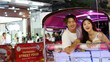 © blueringmedia - Young Asian Couple Enjoying a Tuk Tuk Ride in Bangkok Night Market